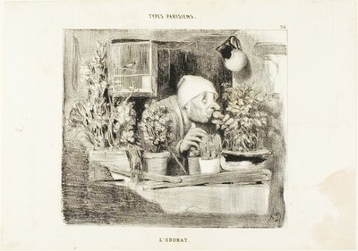 Lugt, plade 38 fra Types Parisiens af Honoré Victorin Daumier