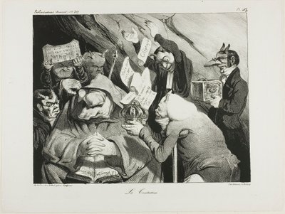 Fristelse, plade 453 af Honoré Victorin Daumier