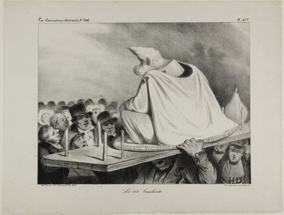 Det løse hoved, plade 427 af Honoré Victorin Daumier