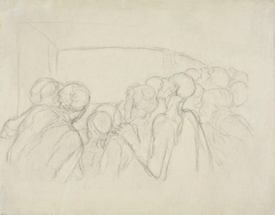 Tilskuerne af Honoré Victorin Daumier