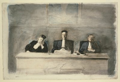 De tre dommere af Honoré Victorin Daumier