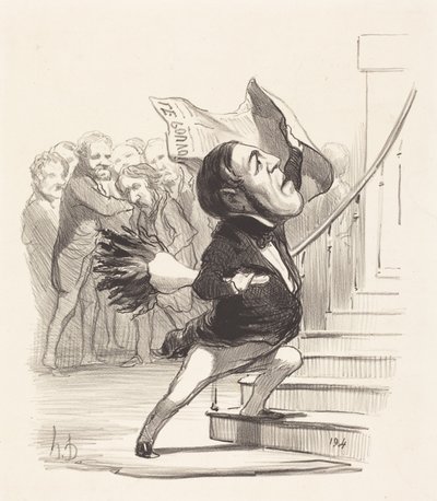 A. Granier de Cassagnac af Honoré Daumier