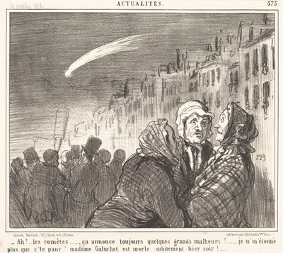 Ah!... kometerne... af Honoré Daumier
