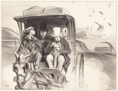 Kom nu ... for pokker, kusk ... af Honoré Daumier