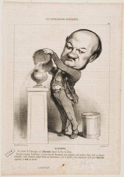 Altaroche af Honoré Daumier