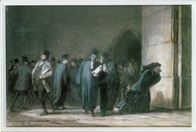 På slottet af Honore Daumier
