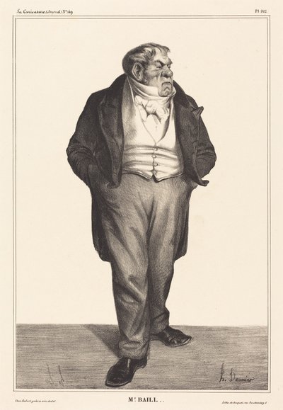 Baillot af Honoré Daumier