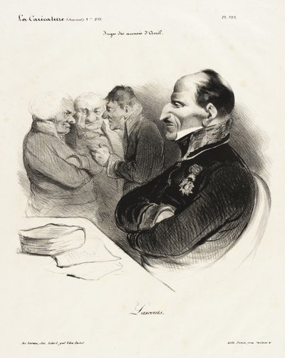 Baron de Lascours af Honoré Daumier