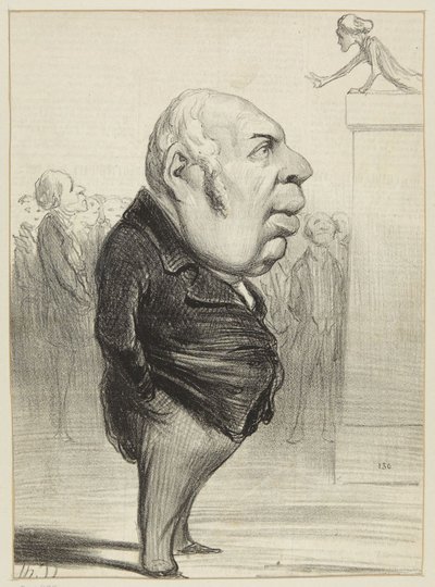 „Berryer“ af Honoré Daumier