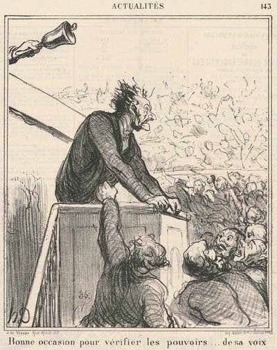 God mulighed for at tjekke... af Honoré Daumier