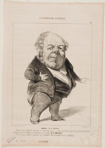 Boulay (de la Meurthe) af Honoré Daumier