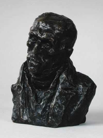 Buste af Francois-Pierre-Guillaume Guizot (1787-1874) 1833 (bronze) af Honoré Daumier