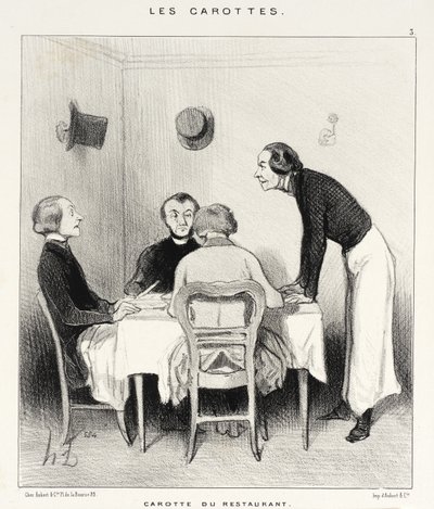 Gulerod fra restauranten af Honoré Daumier
