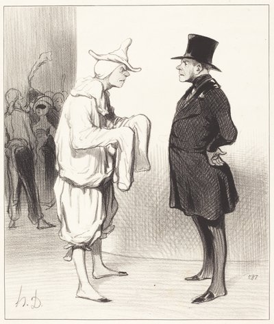 Outfielders gulerod af Honoré Daumier