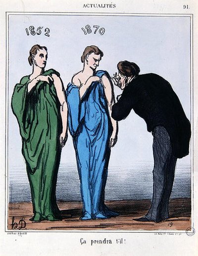 Tegnefilm om folkeafstemningen den 8. maj 1870, fra 