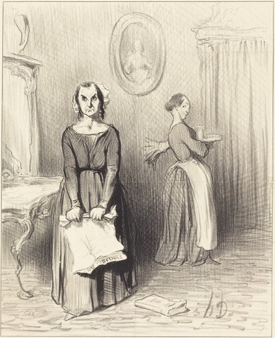 Denne avis finder min bog ynkelig... af Honoré Daumier