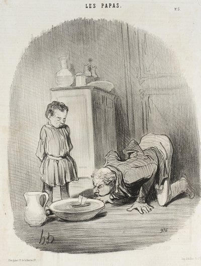 Hvordan man giver unge mennesker smag for søfart af Honoré Daumier