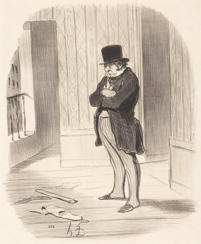 Flyttet!... af Honoré Daumier