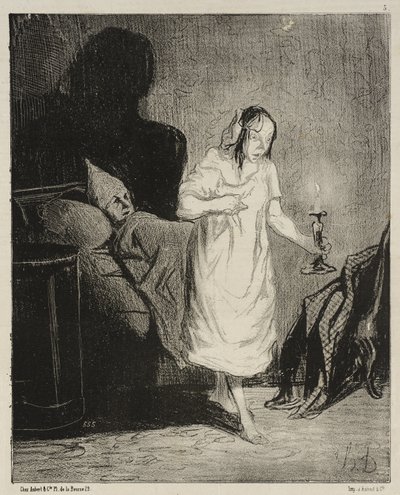 Sig mig, Bichette ... hvad tænker du dog på ... af Honoré Daumier