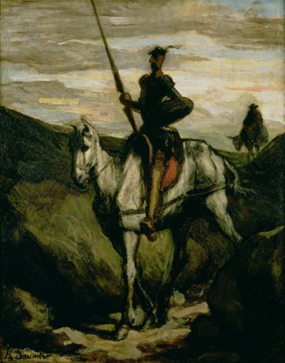 Don Quixote af Honoré Daumier