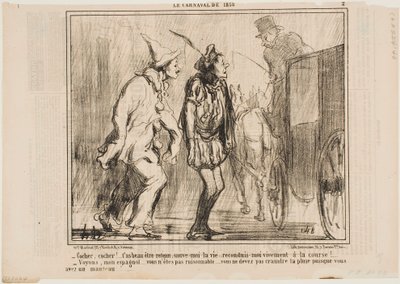 Kusk, kusk, du kan ikke afvise mig af Honoré Daumier