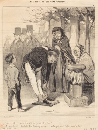 Nå!... Nå!... men det siges jo, at... af Honoré Daumier