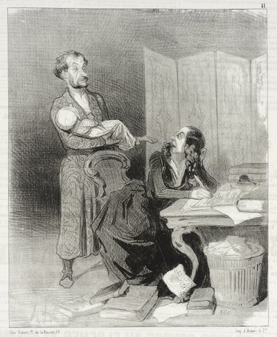 Tag dog det længere væk ... det er umuligt at arbejde ... af Honoré Daumier