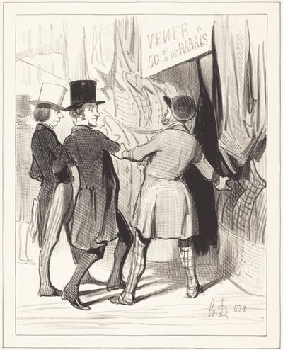 Indtast mine herrer... her er nogle storslåede... af Honoré Daumier