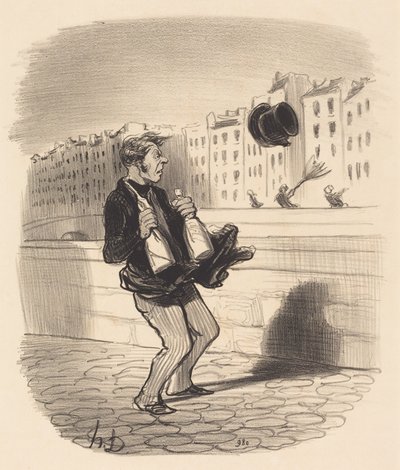 Kom dog ind, hr.... gør Dem endelig hjemme... af Honoré Daumier