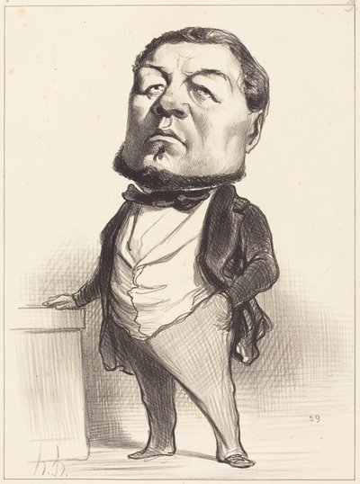 F.J. Ducoux af Honoré Daumier