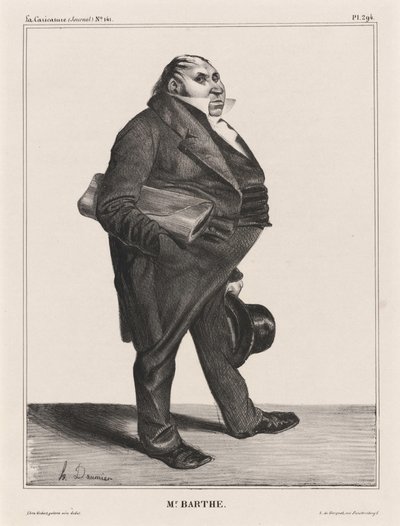 Félix Barthe af Honoré Daumier
