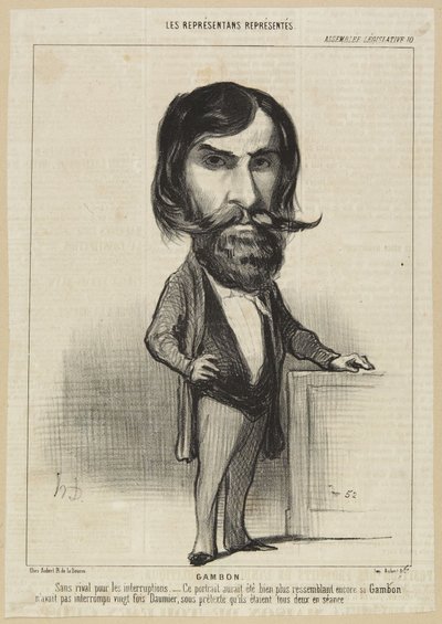 Gambon af Honoré Daumier