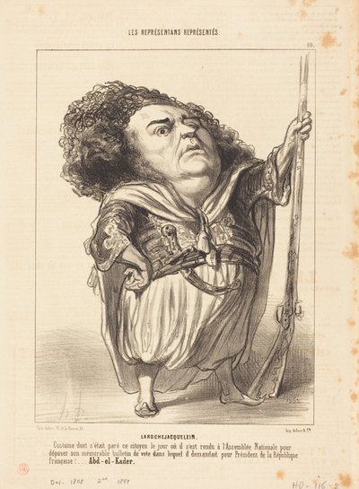 Henri de Larochejacquelein af Honoré Daumier