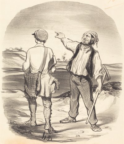 Jeg så en hare... for otte dage siden! af Honoré Daumier