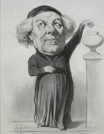 Jean-Jacques Fayet, biskop af Orleans af Honoré Daumier