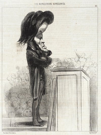 Jules Favre af Honoré Daumier