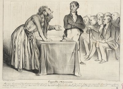 Aktionærernes generalforsamling af Honoré Daumier