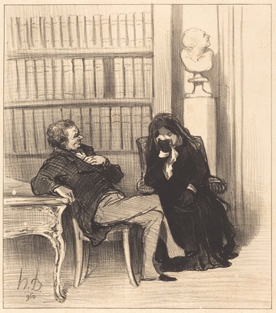 Enken af Honoré Daumier
