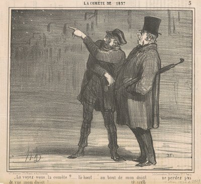 Ser du kometen? ... af Honoré Daumier