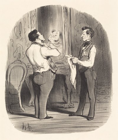 Dagen, hvor det drejer sig om at gøre en erobring af Honoré Daumier