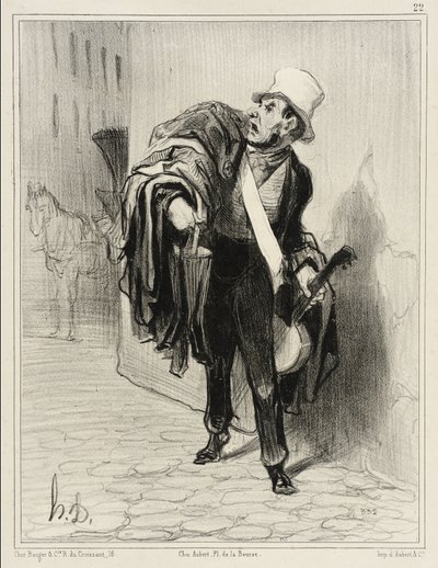 Tøjhandleren af Honoré Daumier
