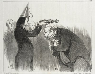 Den næste prisuddeling på Académie Française af Honoré Daumier
