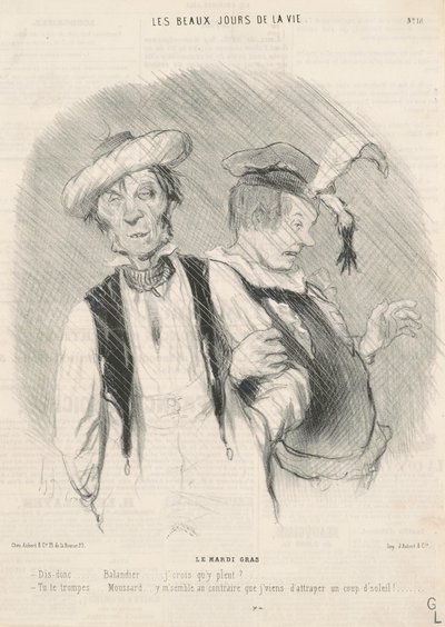 Fed tirsdag af Honoré Daumier