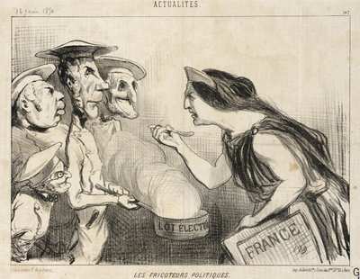 De politiske snyltere af Honoré Daumier