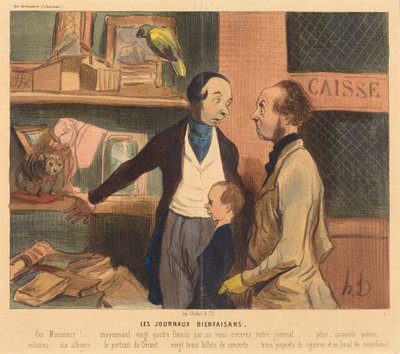 Velvillige Tidsskrifter af Honoré Daumier