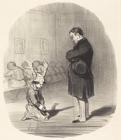 Følgerne af et oprør af Honoré Daumier