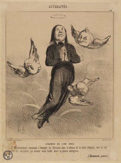 „Legenden om året 1850“ af Honoré Daumier