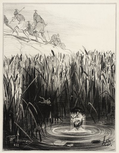 Marius i Minturnae af Honoré Daumier