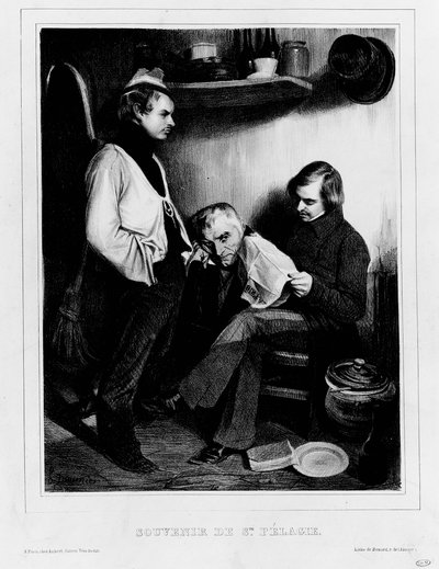 Minder om Sainte-Pelagie af Honoré Daumier