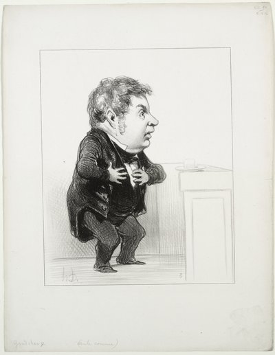 Michel Goudchaux af Honoré Daumier